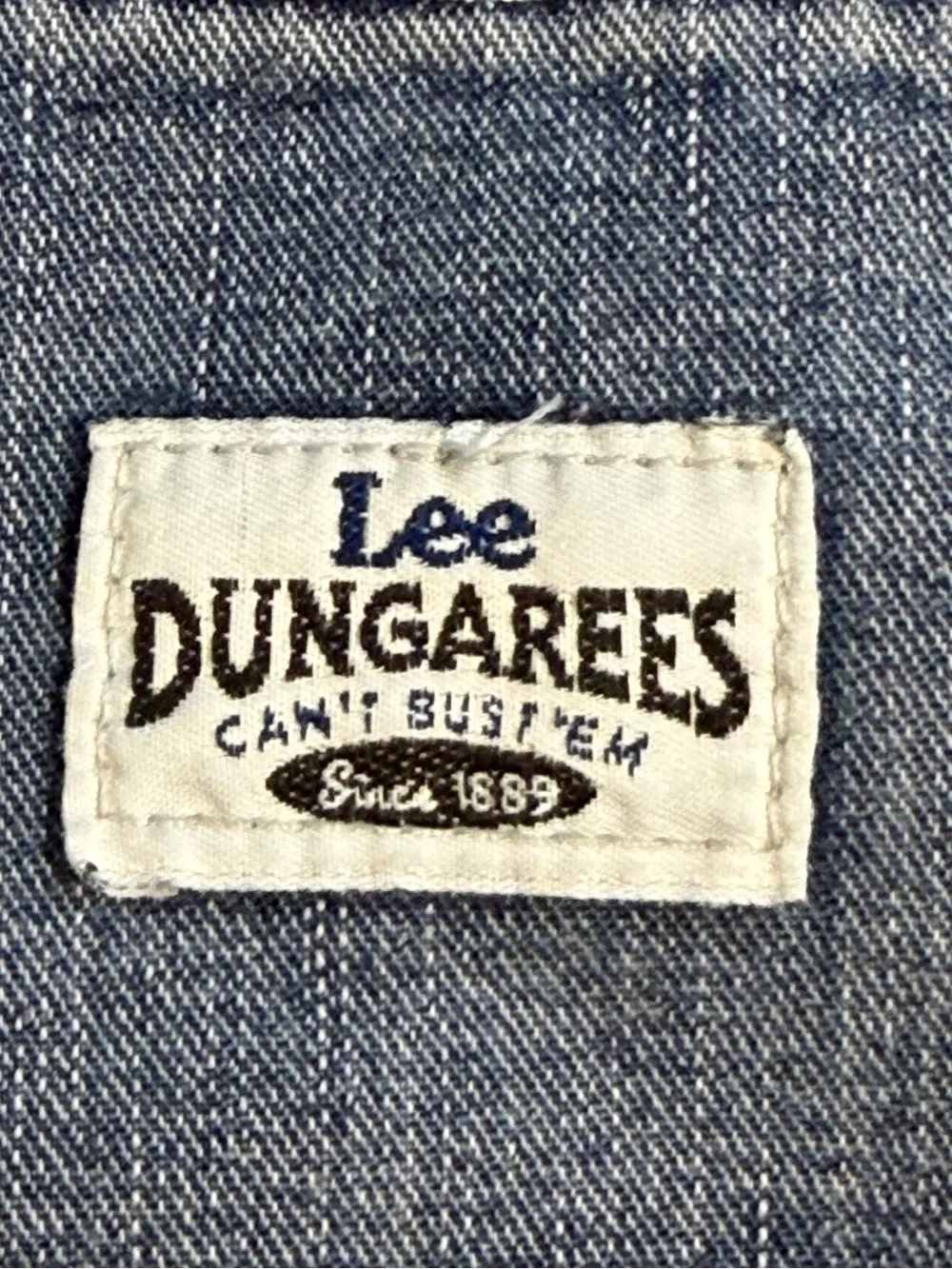 VINTAGE 90s USA‎ Made Lee Dungarees Carpenter cargo Jeans Relaxed Utility Denim